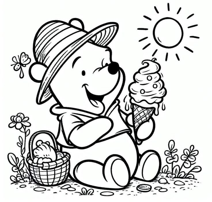 Cùng bé tô màu tranh Gấu Pooh, khoảnh khắc vui vẻ mà tuổi thơ con cần có - 13