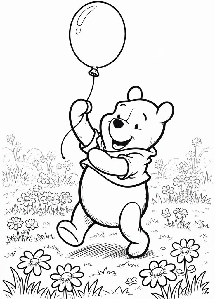 Cùng bé tô màu tranh Gấu Pooh, khoảnh khắc vui vẻ mà tuổi thơ con cần có - 14