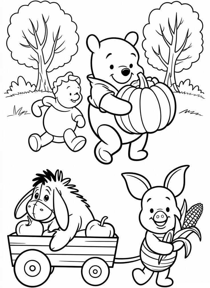 Cùng bé tô màu tranh Gấu Pooh, khoảnh khắc vui vẻ mà tuổi thơ con cần có - 6