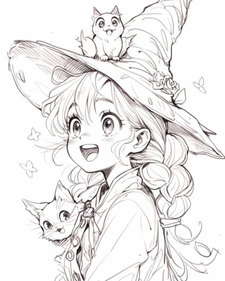 20 bức tranh tô màu thế giới phép thuật, nơi ước mơ của bé bắt đầu bay lên - 1