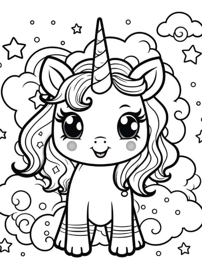 20 bức tranh tô màu thế giới phép thuật, nơi ước mơ của bé bắt đầu bay lên - 12