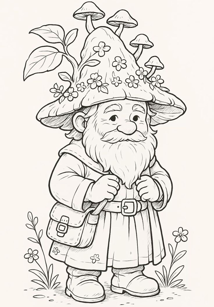 20 bức tranh tô màu thế giới phép thuật, nơi ước mơ của bé bắt đầu bay lên - 20