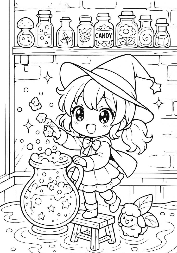 20 bức tranh tô màu thế giới phép thuật, nơi ước mơ của bé bắt đầu bay lên - 3