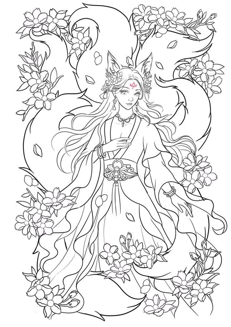 20 bức tranh tô màu thế giới phép thuật, nơi ước mơ của bé bắt đầu bay lên - 8