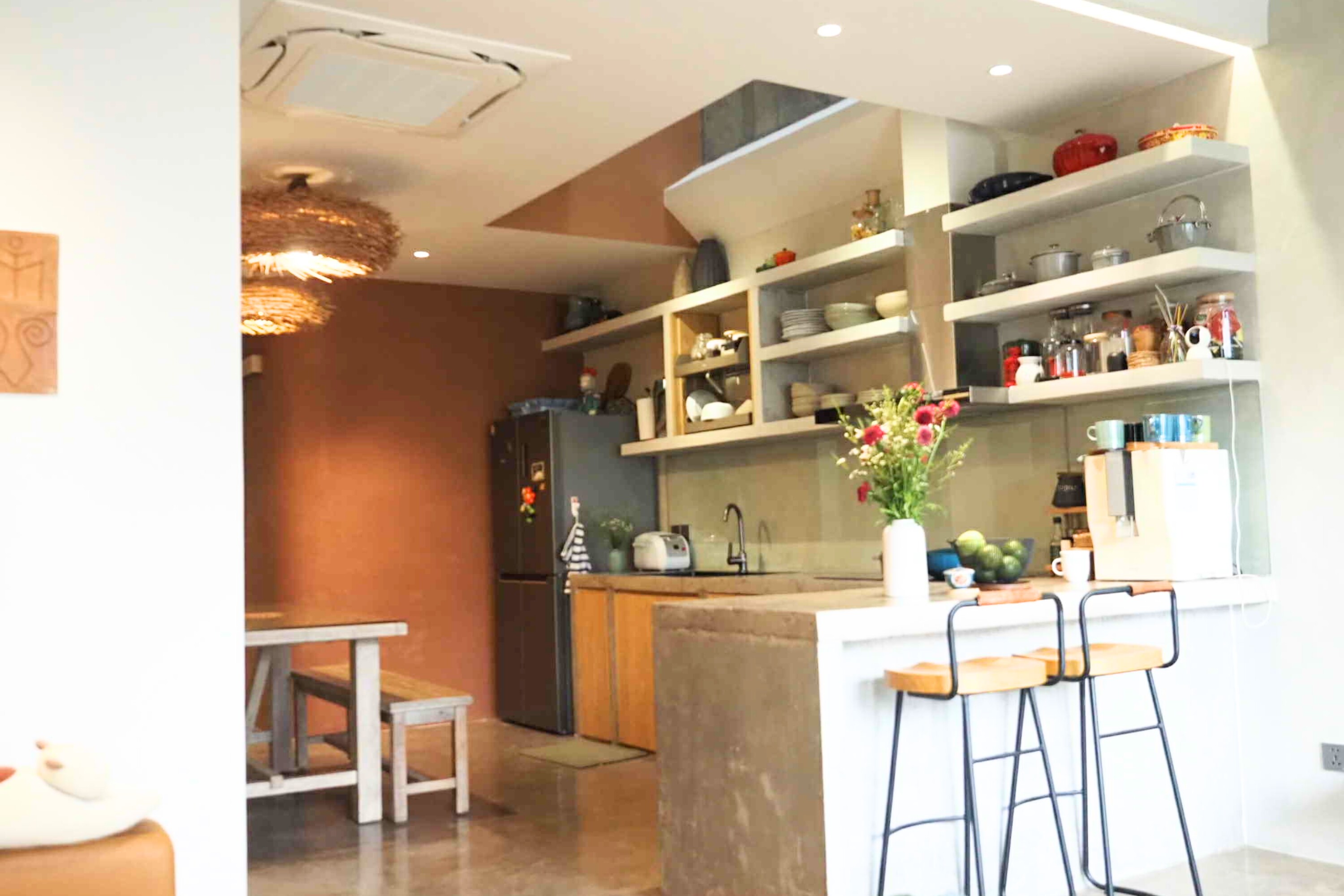 10 năm rời Bắc vào Nam lập nghiệp, cặp vợ chồng 8X xây căn nhà 4 tầng, kết hợp phong cách hiện đại truyền thống cực đẹp - 7