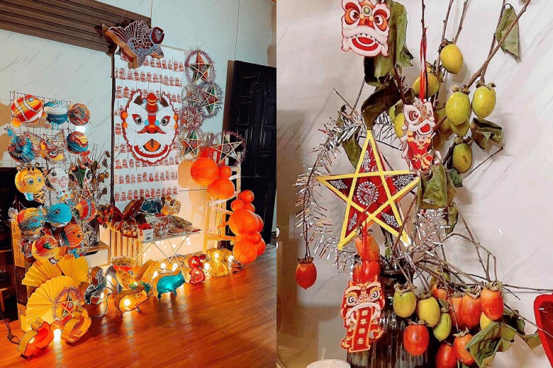 Mẹ Hà Nội “gây sốt” với góc decor nhà đón Trung thu quá bắt mắt: người chỉ tốn 500 nghìn, người chi 3 triệu đồng - 4