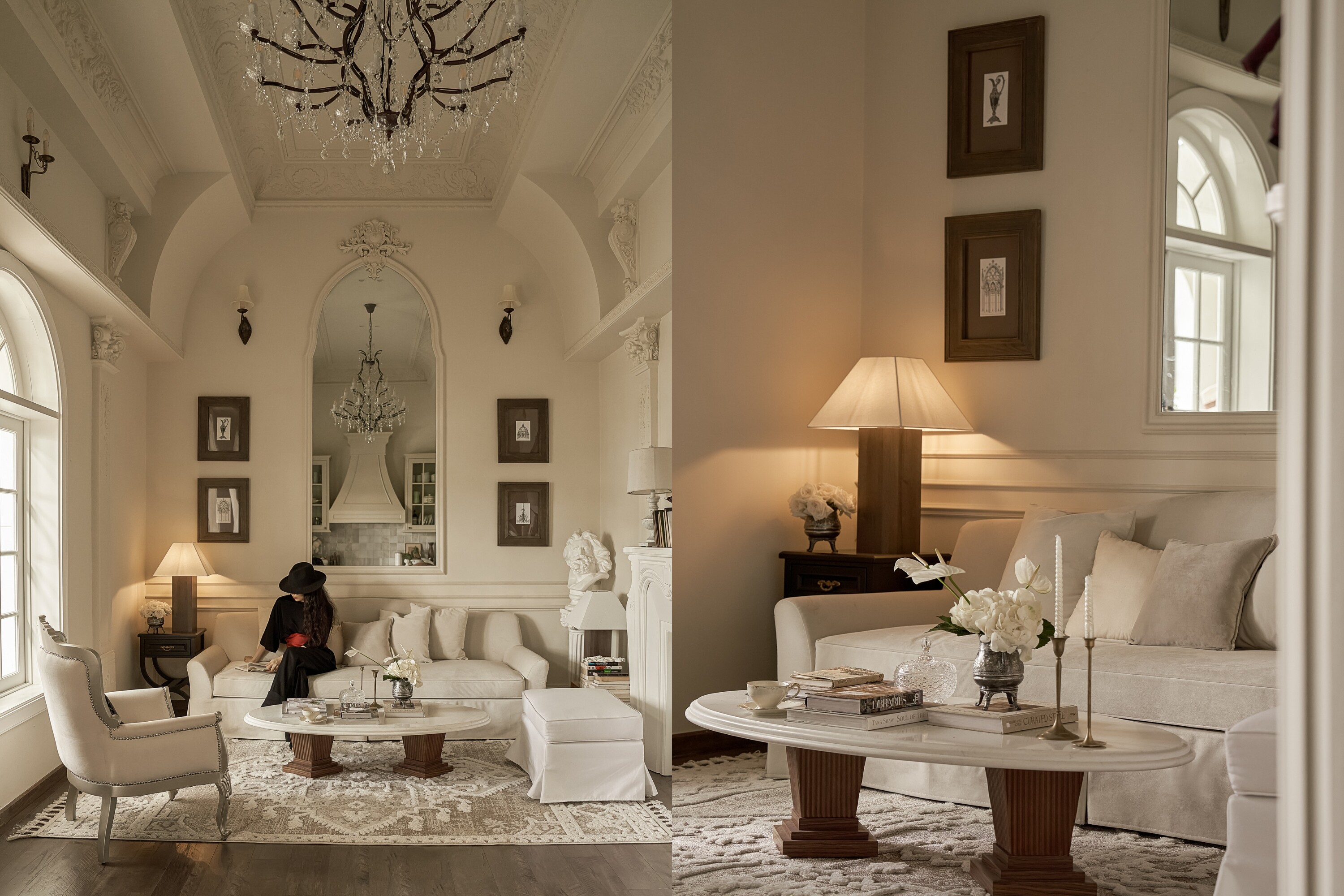 Vợ chồng Hà Nội tiết kiệm tiền xây căn biệt thự tựa Châu Âu thu nhỏ, phủ màu trắng sang trọng, đẹp hút mắt - 5