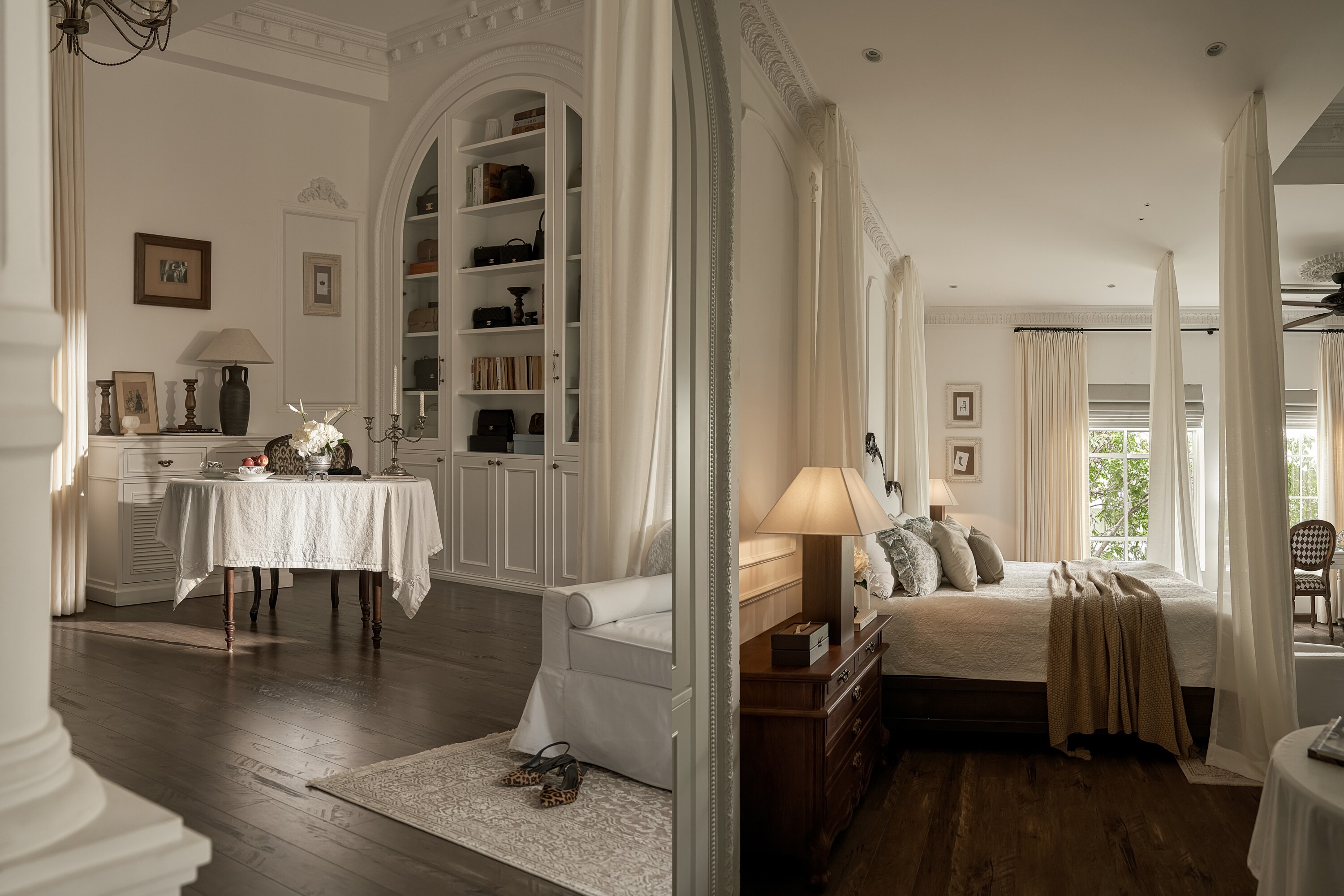 Vợ chồng Hà Nội tiết kiệm tiền xây căn biệt thự tựa Châu Âu thu nhỏ, phủ màu trắng sang trọng, đẹp hút mắt - 8