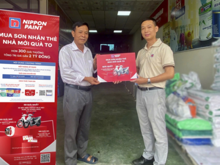 Thông tin doanh nghiệp - Mua sơn Nippon, khách hàng có cơ hội nhận xe máy cùng hơn 13.500 phần quà hấp dẫn