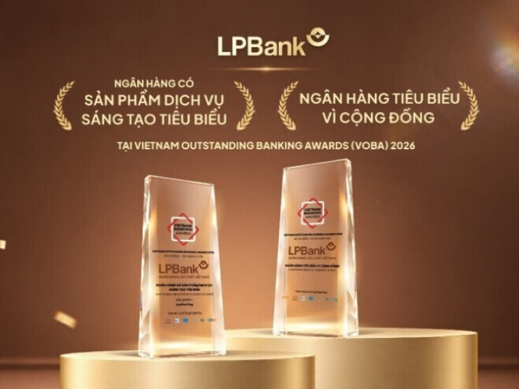 Thông tin doanh nghiệp - LPBank được vinh danh ở 2 hạng mục tại Giải thưởng Ngân hàng Việt Nam tiêu biểu 2026