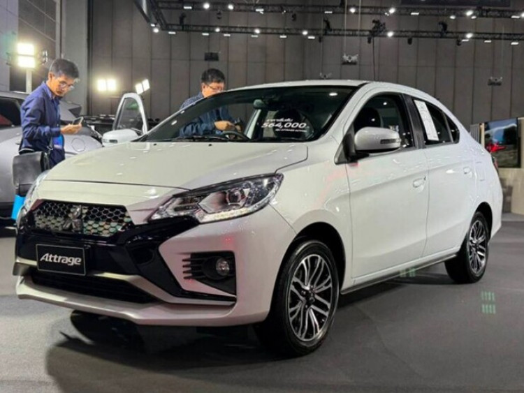 Giao thông - Mitsubishi Attrage bản nâng cấp lộ diện và có mức tiêu thụ nhiên liệu đáng kể