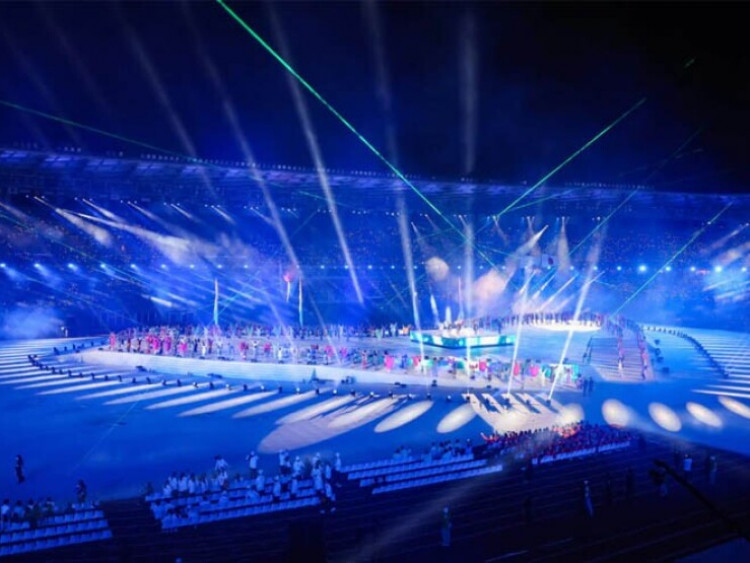 Trực tiếp bế mạc ASIAD 20: Lễ diễu hành đa màu sắc