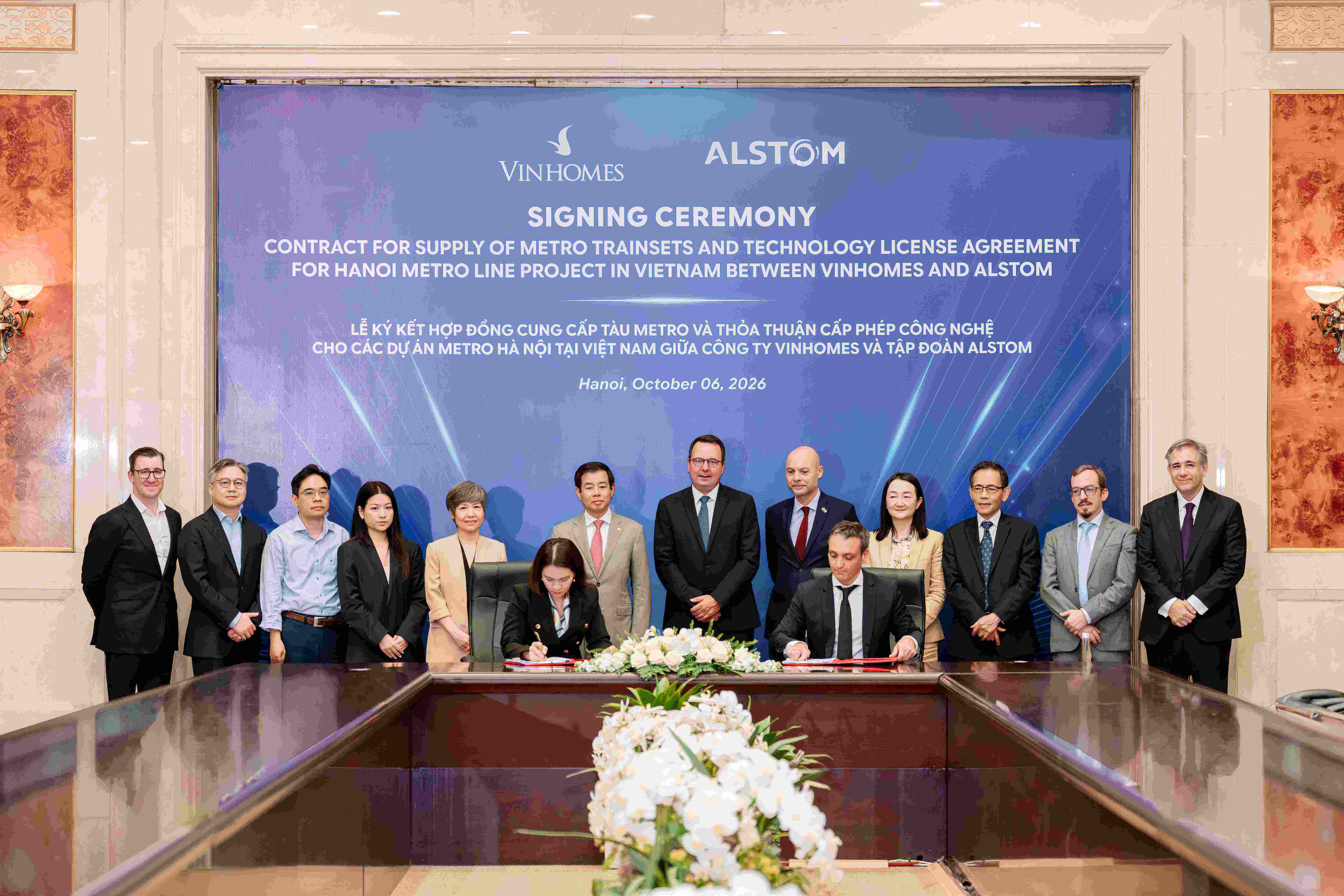 Vingroup và Alstom hợp tác công nghệ để phát triển tuyến đường sắt đô thị hà nội thế hệ mới - 1