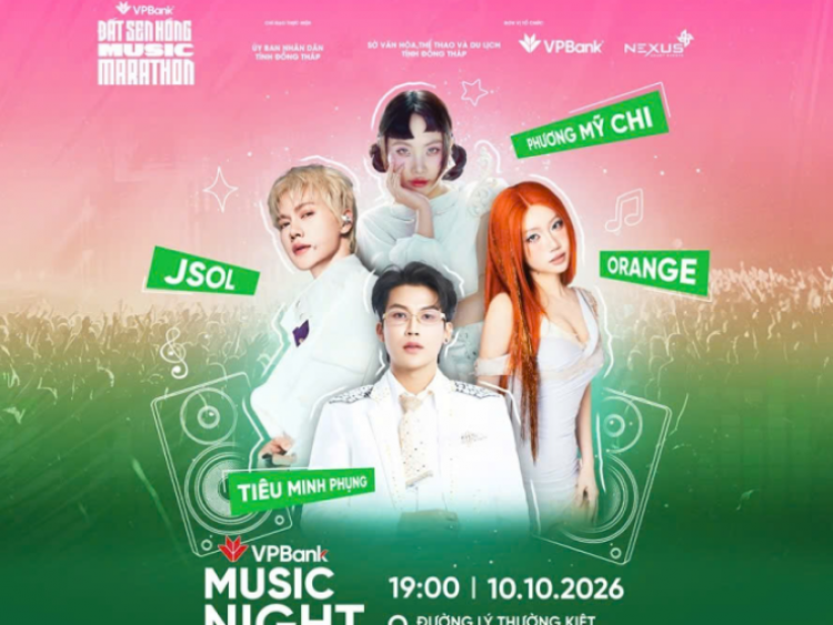 Thông tin doanh nghiệp - Giao thoa âm nhạc hiện đại và bản sắc Nam Bộ, VPBank Music Night sẵn sàng “khuấy đảo” Đất Sen Hồng