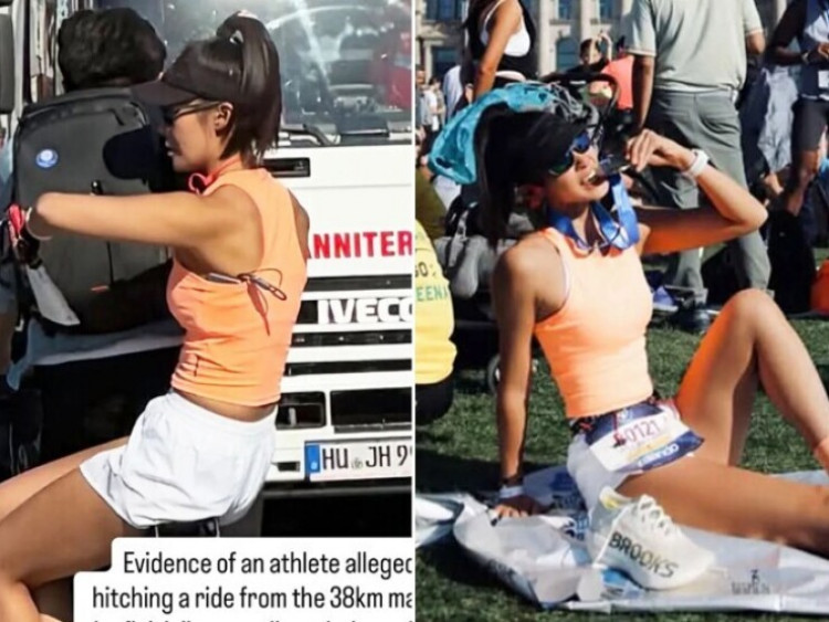 Hot girl Trung Quốc trả giá đắt vì đạp xe giật huy chương giải marathon danh giá
