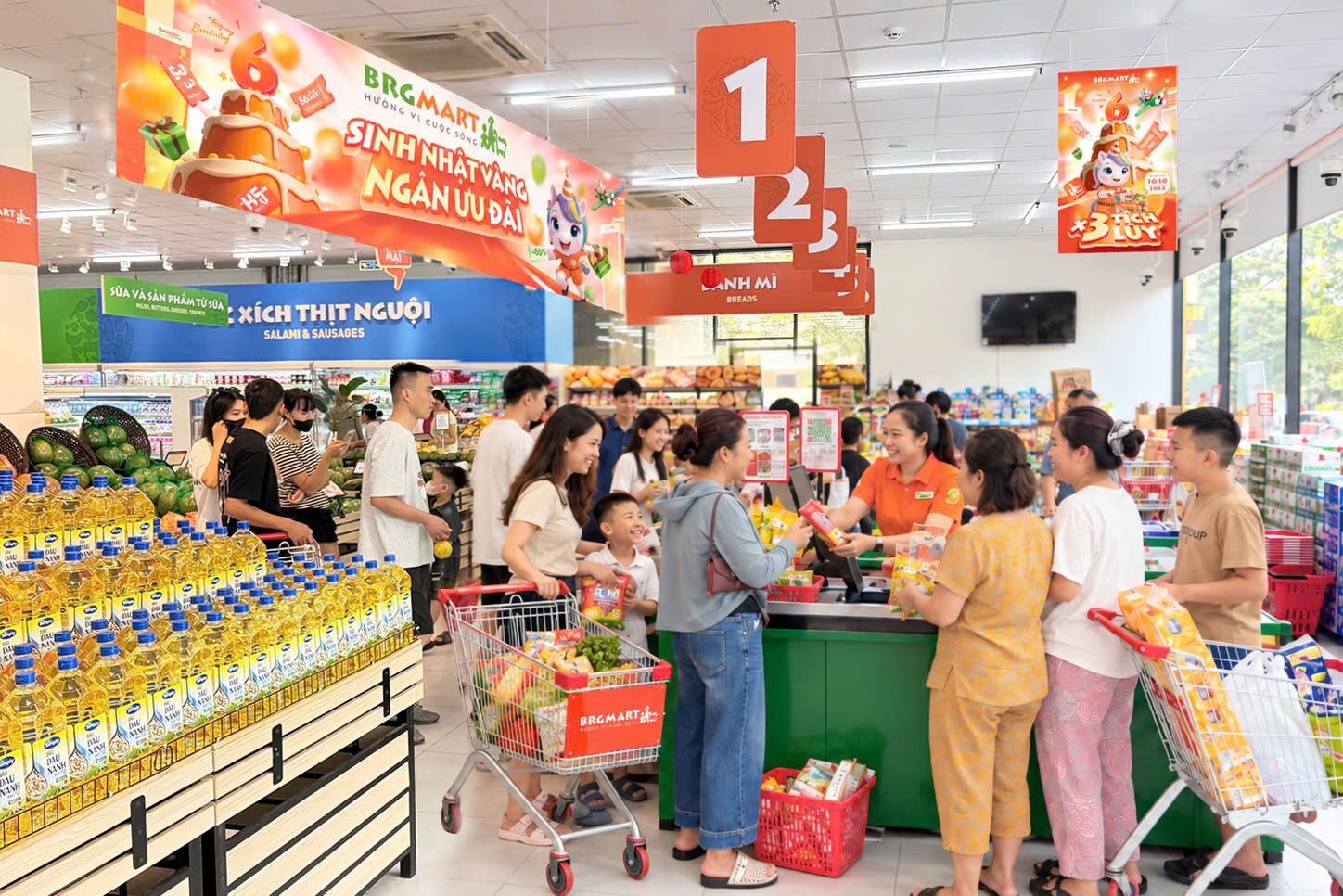 Hệ thống siêu thị BRGMart mừng sinh nhật, tri ân khách hàng loạt ưu đãi hấp dẫn - 1