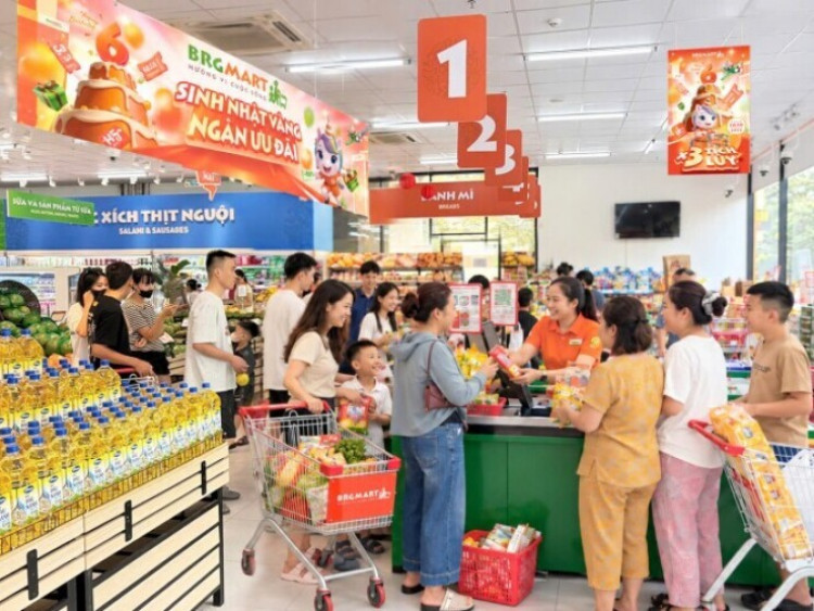 Thông tin doanh nghiệp - Hệ thống siêu thị BRGMart mừng sinh nhật, tri ân khách hàng loạt ưu đãi hấp dẫn