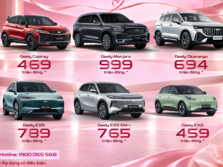 Thông tin doanh nghiệp - Loạt xe Geely thêm ưu đãi tháng 10: Xe xăng hỗ trợ trước bạ, xe điện tặng bộ sạc