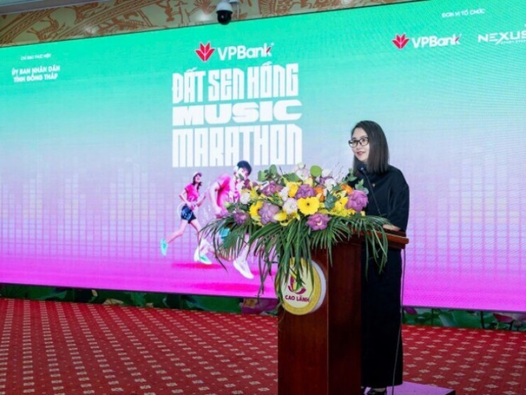 Thông tin doanh nghiệp - VPBank Đất Sen Hồng Music Marathon đồng hành cùng Đồng Tháp phát triển kinh tế thể thao