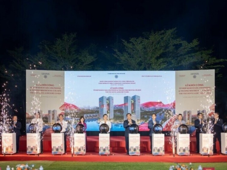 Thông tin doanh nghiệp - Khởi công Tổ hợp với khách sạn, văn phòng dịch vụ 5 sao đầu tiên ở phía Bắc sông Hồng