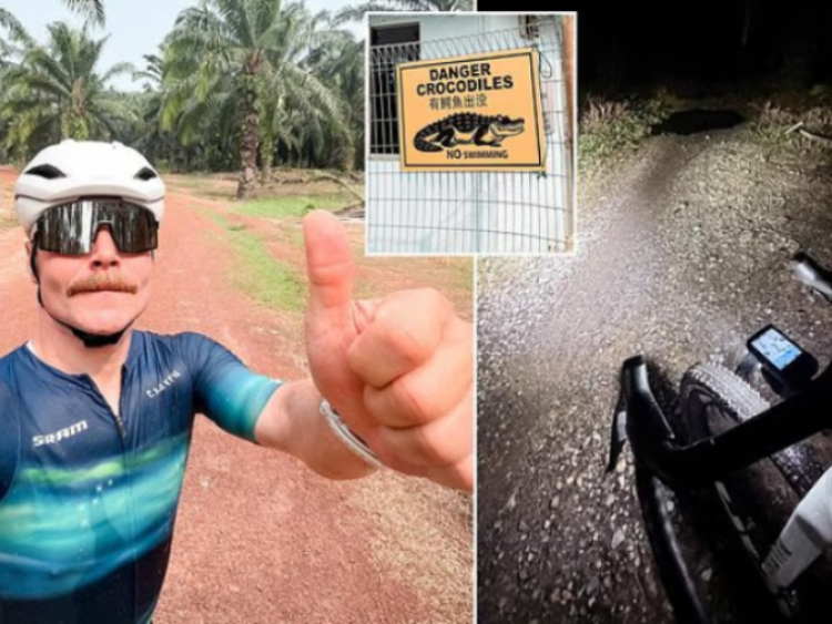 SAO triệu đô đạp xe 419km xuyên rừng dự giải đua xe F1, chạm trán rắn hổ mang & trăn dữ