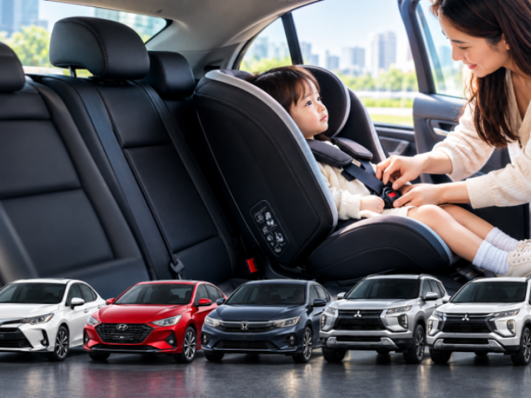 Công nghệ - Hàng sau gánh thêm ghế trẻ em: Sedan hạng B lộ điểm mạnh yếu ra sao?