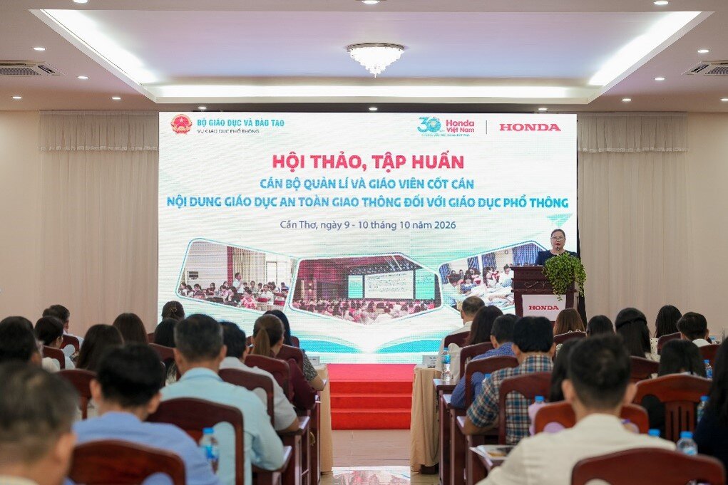 Honda Việt Nam đồng hành giáo dục an toàn giao thông trong trường học - 1
