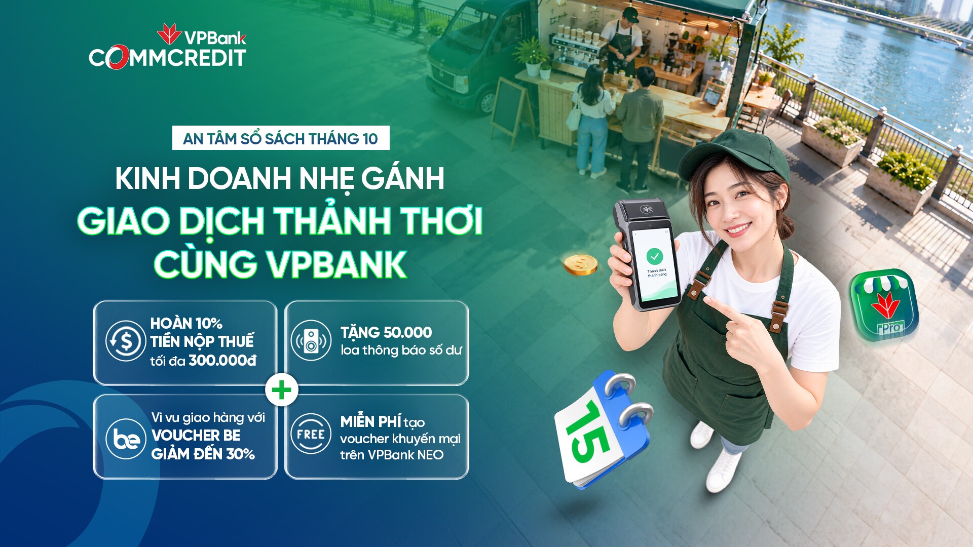 VPBank tặng 50.000 loa thông báo biến động số dư cho hộ kinh doanh - 1