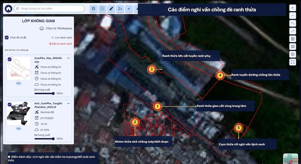 Đưa công nghệ viễn thám, UAV và GeoAI vào làm sạch dữ liệu đất đai - 1