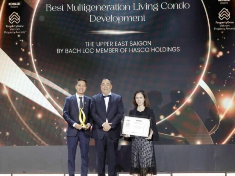 Thông tin doanh nghiệp - The Upper East Saigon giành giải ngay lần đầu tham dự Vietnam Property Awards 2026