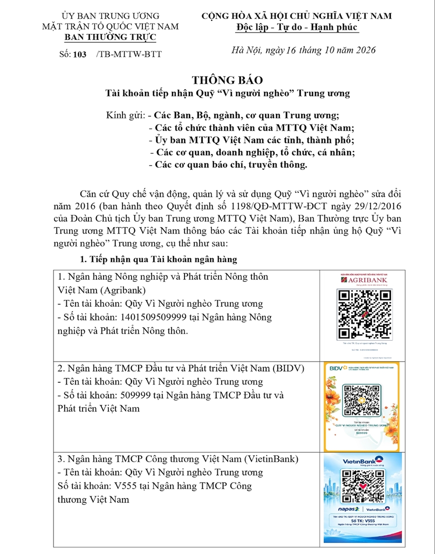 Chủ tịch Ủy ban Trung ương MTTQ Việt Nam kêu gọi ủng hộ, hỗ trợ người nghèo - 2
