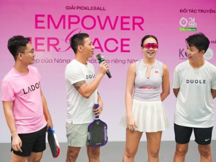 Thông tin doanh nghiệp - Giải đấu Empower Her Grace: Duole cùng phái đẹp tỏa sáng khí chất trên sân pickleball sắc hồng