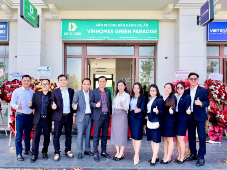 Thông tin doanh nghiệp - Đất Việt Group khai trương văn phòng bán hàng Vinhomes Green Paradise
