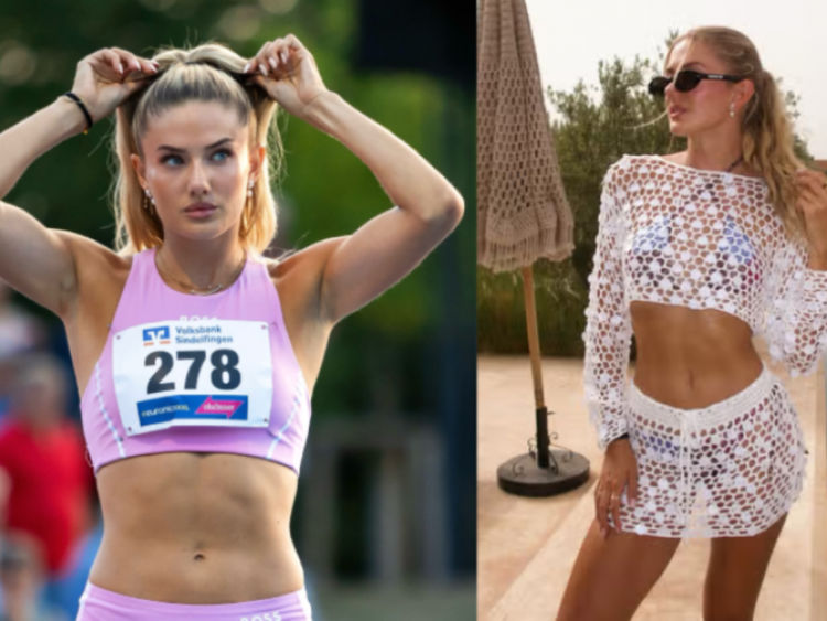 Nữ VĐV đẹp nhất thế giới mặc đồ xuyên thấu kết hợp bikini, khoe vóc dáng khó cưỡng