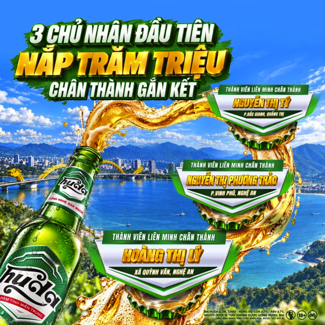 Khai mở "Chiến thắng kép" cùng bia Huda: Khi niềm vui trúng lớn song hành cùng dựng xây quê hương miền Trung - 2