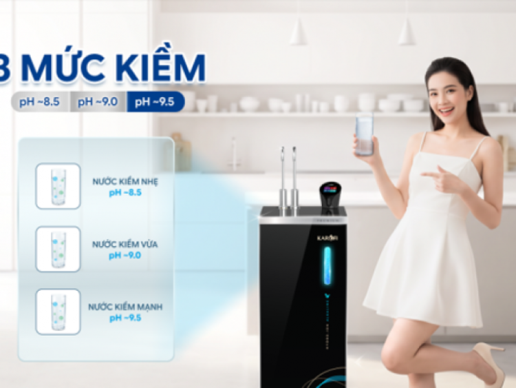Thông tin doanh nghiệp - Tùy chọn 3 mức nước kiềm, chủ động sống khỏe cùng Karofi S88 Promax