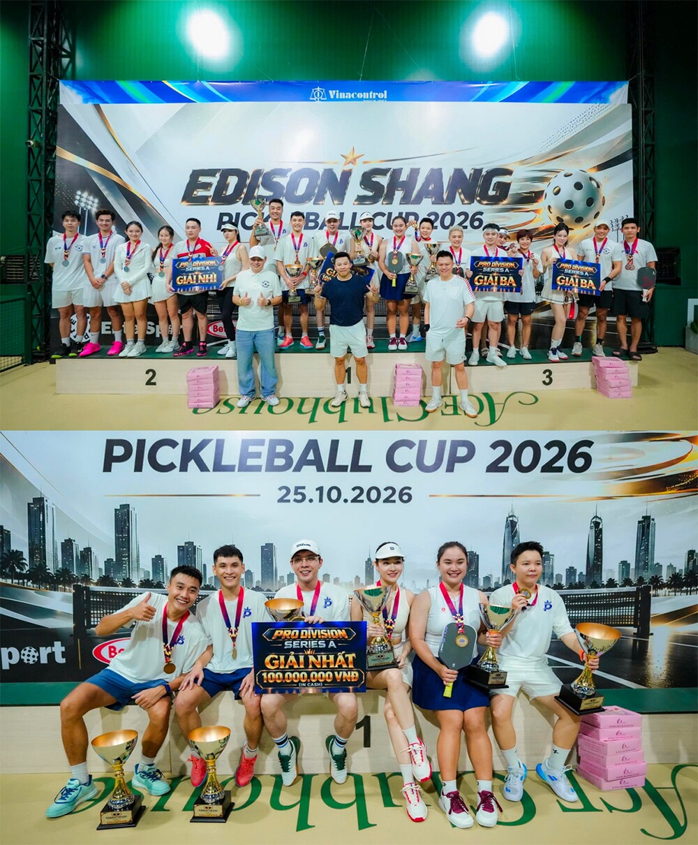 Team pickleball Phúc Biển VIP ngược dòng không tưởng, vô địch giải quy tụ dàn sao chuyên nghiệp - 1