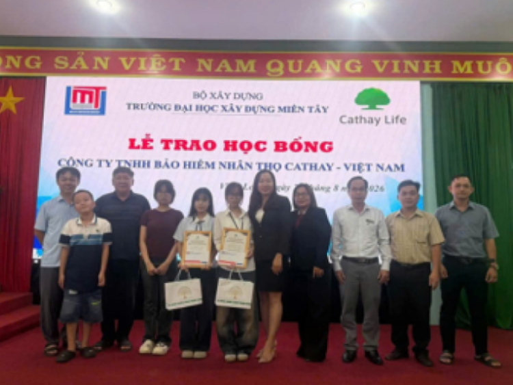 Thông tin doanh nghiệp - Cathay Life Việt Nam tiếp tục trao học bổng “Thịnh Trí Thành Tài cùng Cathay” năm 2026, chung tay chắp cánh ước mơ tri thức