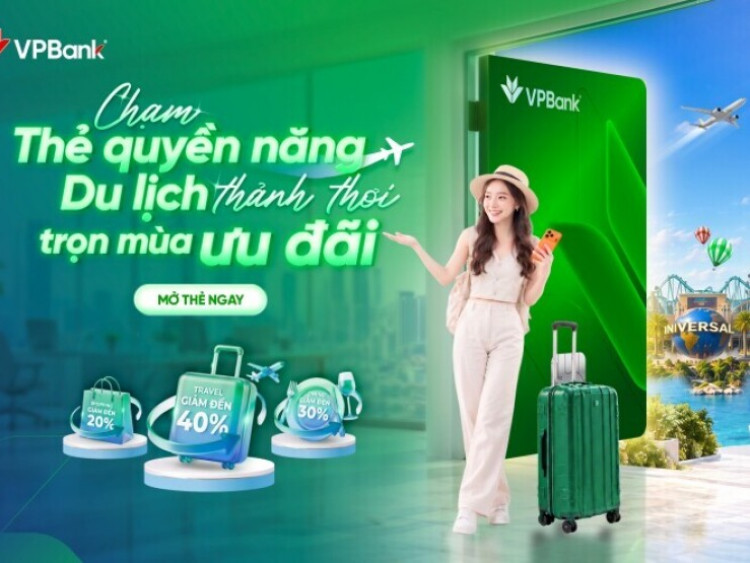 Thông tin doanh nghiệp - Thẻ tín dụng VPBank: Giải pháp tối ưu chi phí cho những chuyến du lịch