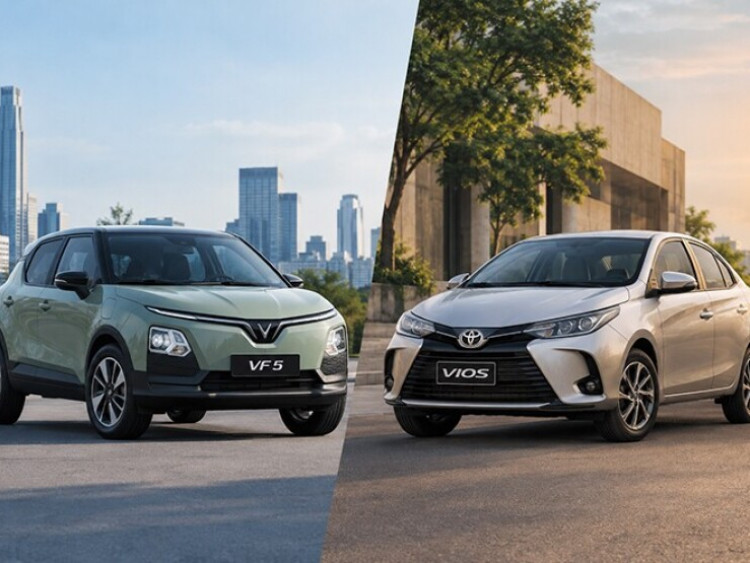 Xe xăng hay xe điện? VF 5 đối đầu Vios trong bài toán nuôi xe 5 năm